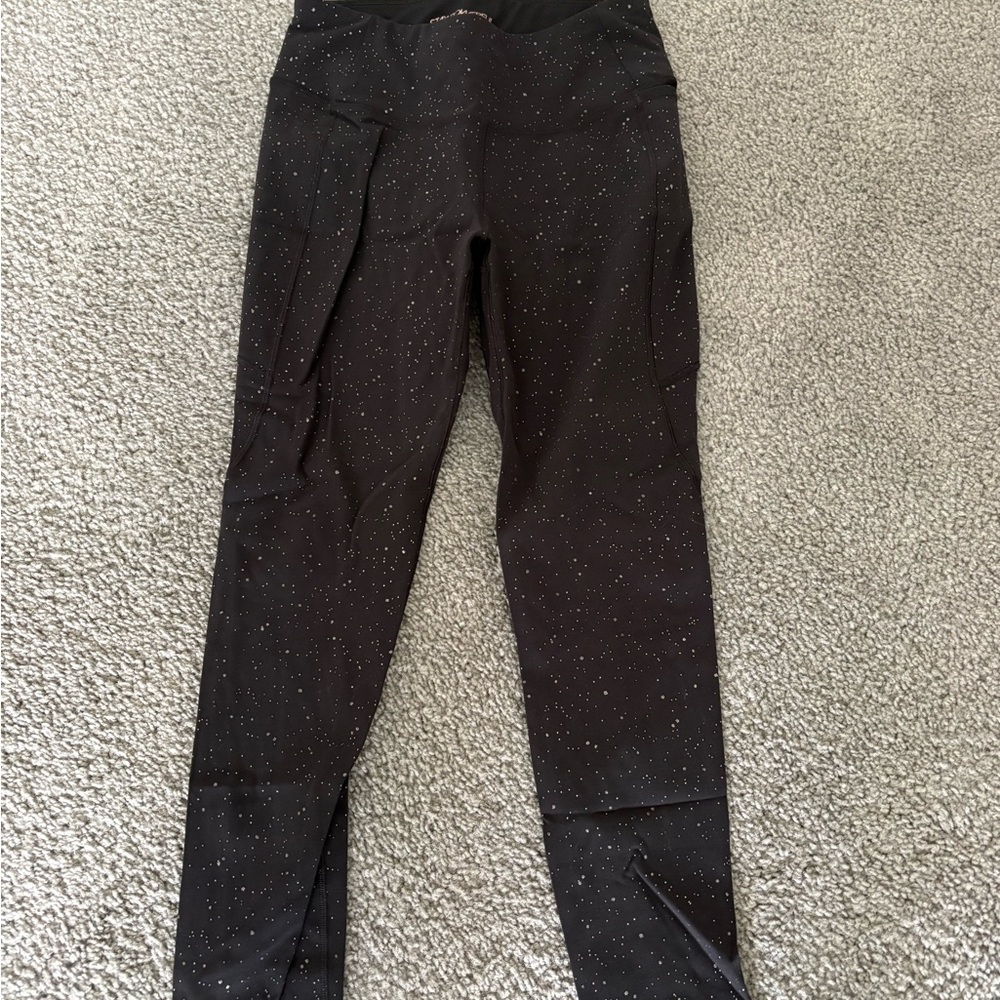 Black Sparkle Leggings